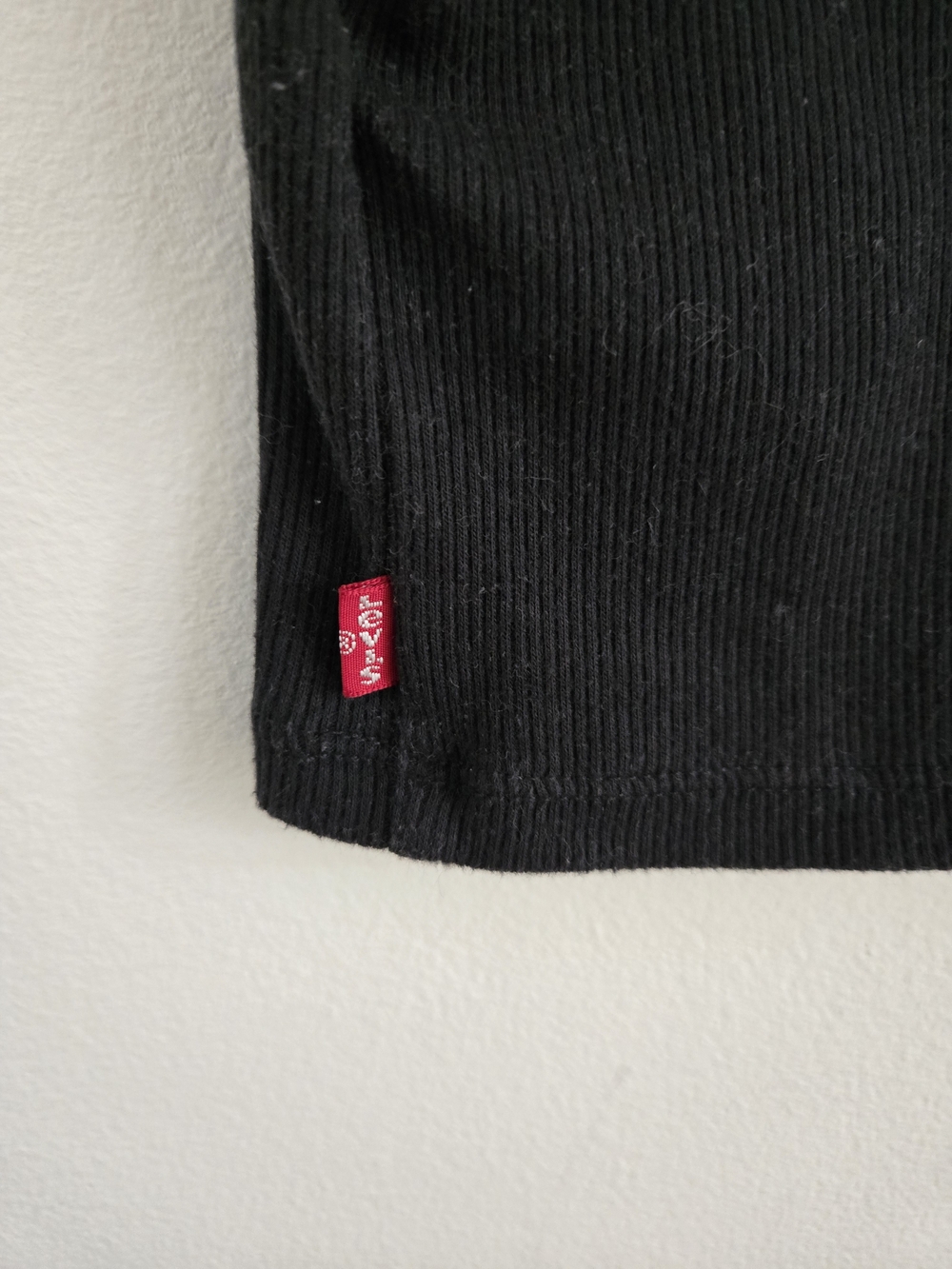 Levi's Black Ribbed Racerback Tank - Women's - Picture 3 of 4